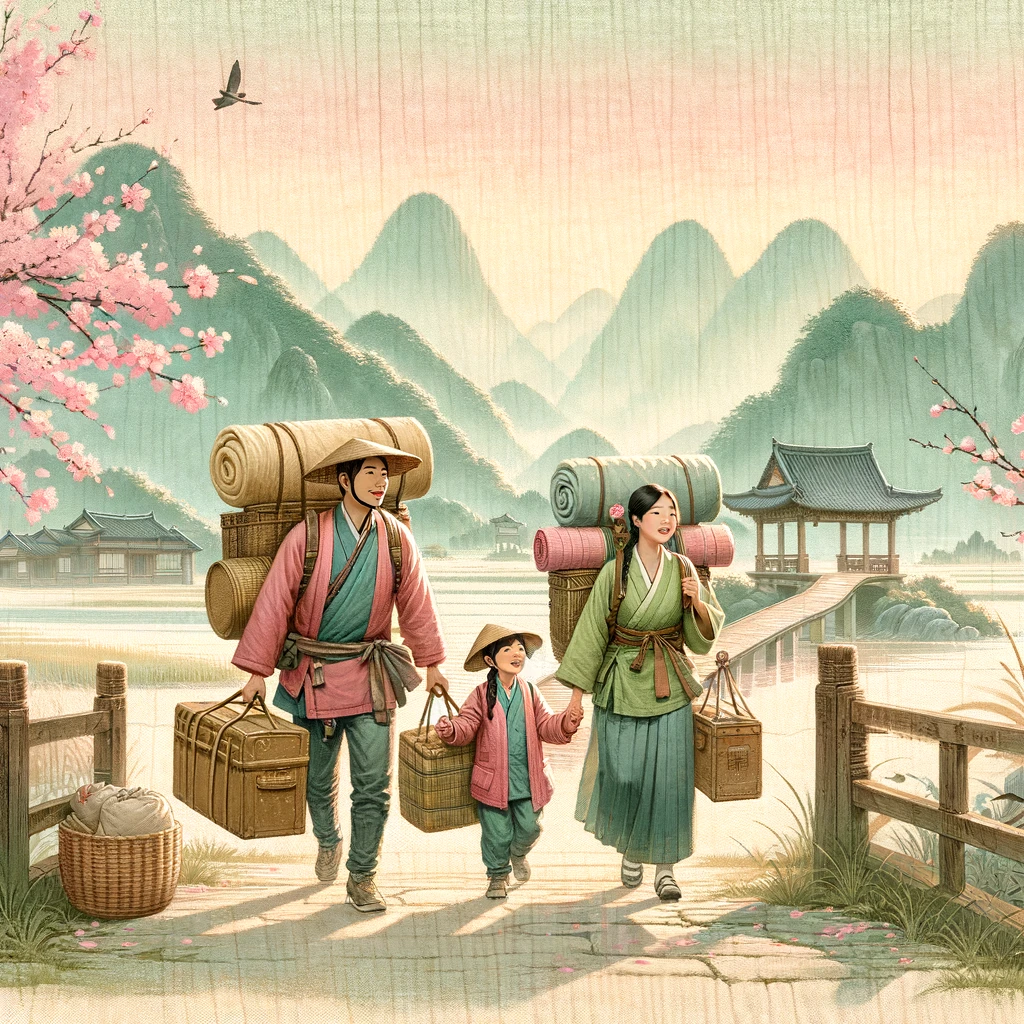 가방을 메고 여행하는 꿈 사진